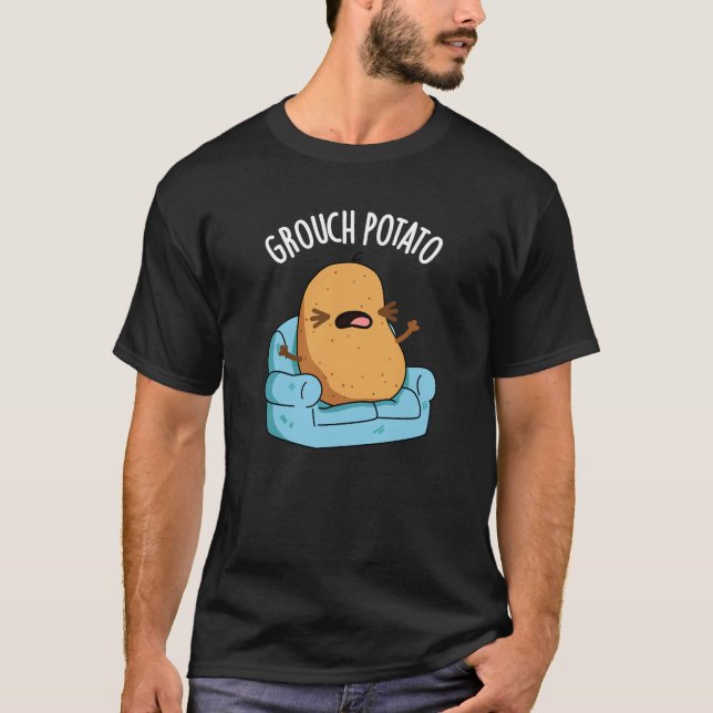 Camiseta Groutato Potato Funny Veggie Puns Darcos BG (Frente)