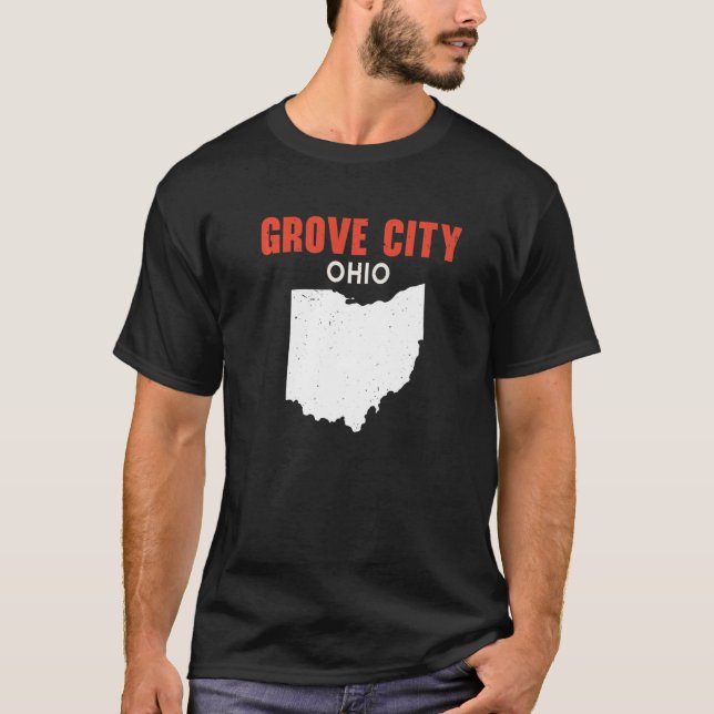 Camiseta GROVE CITY Ohio USA State America Travel Ohioan   (Frente)