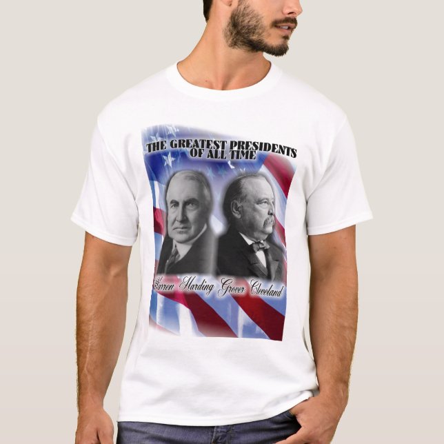 Camiseta Grover Cleavland e Warren Harding são os maiores (Frente)