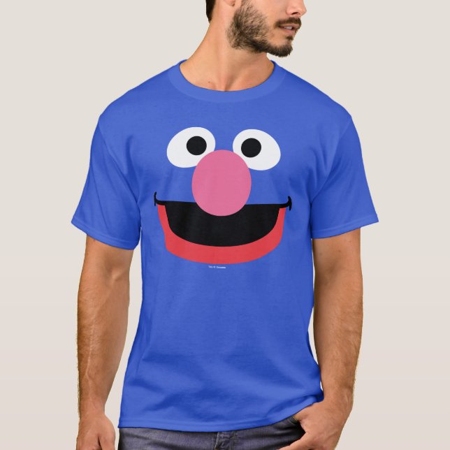 Camiseta Grover Face Art (Frente)