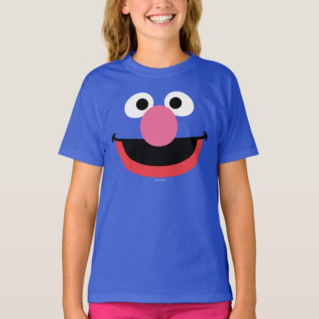 Camiseta Grover Face Art (Frente)