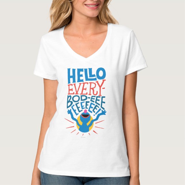 Camiseta Grover Hello (Frente)
