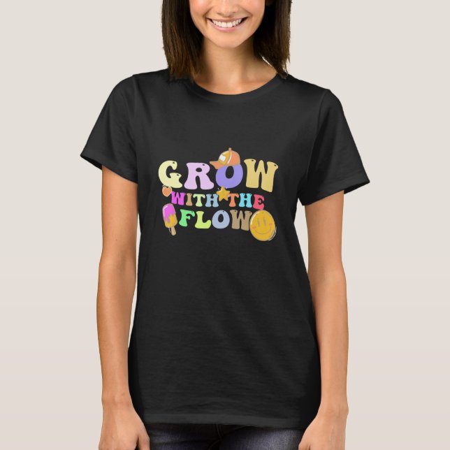 Camiseta Grow With The Flow (Frente)