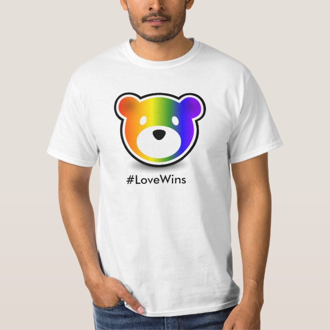 Camiseta GROWLr #LoveWins Light (Frente)