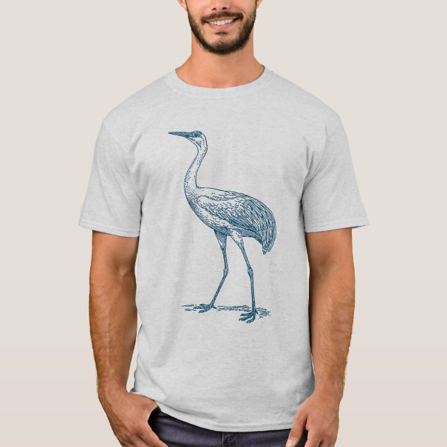 Camiseta Grua - Azul Oceano (Frente)