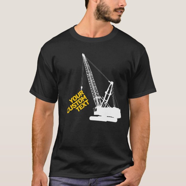 Camiseta Grua de Construção (Frente)