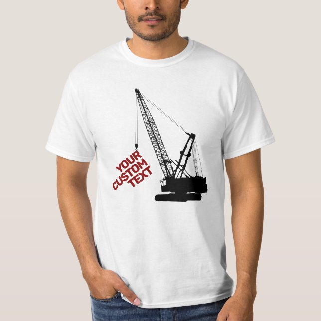 Camiseta Grua de Construção (Frente)