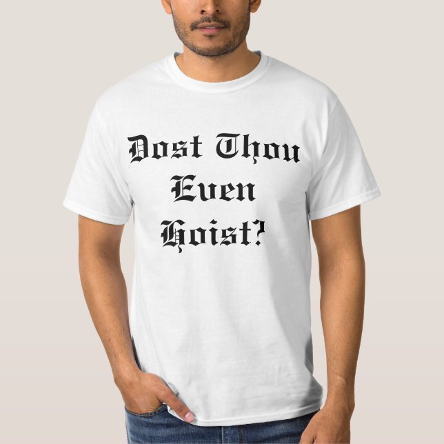Camiseta Grua de mil de Dost mesmo (Frente)
