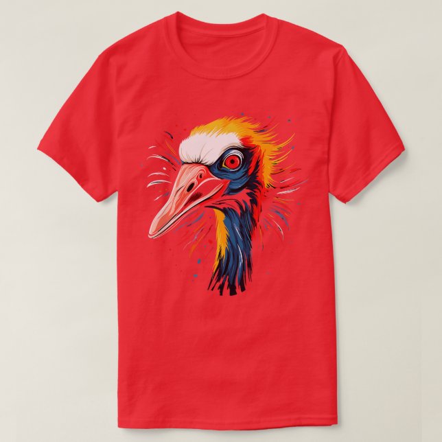 Camiseta Grua-De-Ouro Sorrindo (Frente do Design)