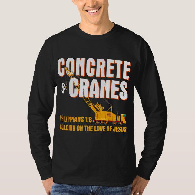 Camiseta Gruas Concretas VBS Edifício Amor Jesus (Frente)
