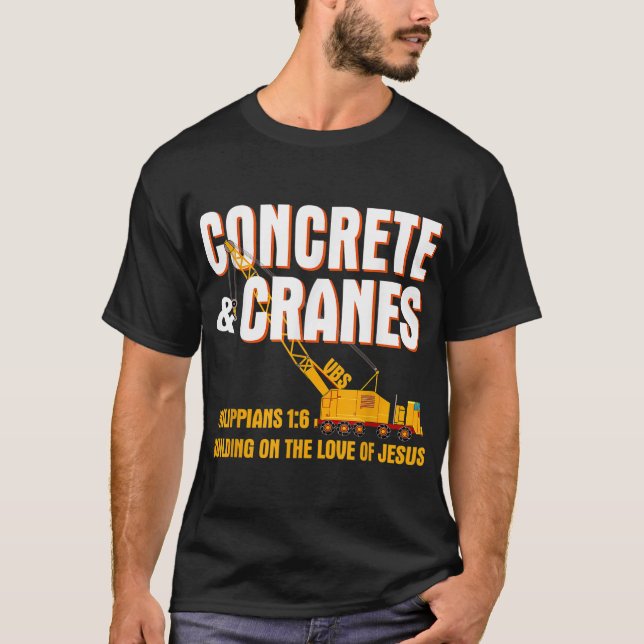 Camiseta Gruas Concretas VBS Edifício Amor Jesus (Frente)