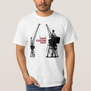Camiseta Gruas do estaleiro