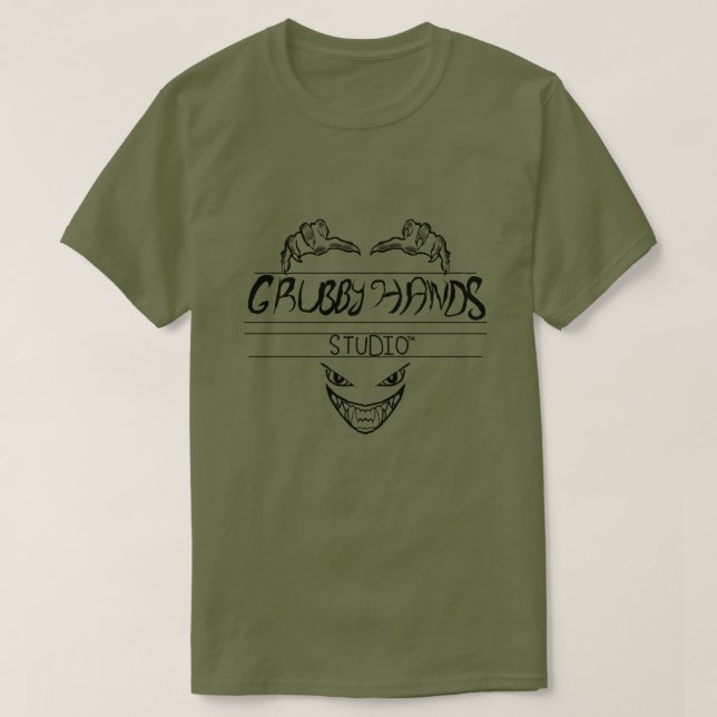 Camiseta Grubby Hands Studio Goblin Logo (Frente do Design)