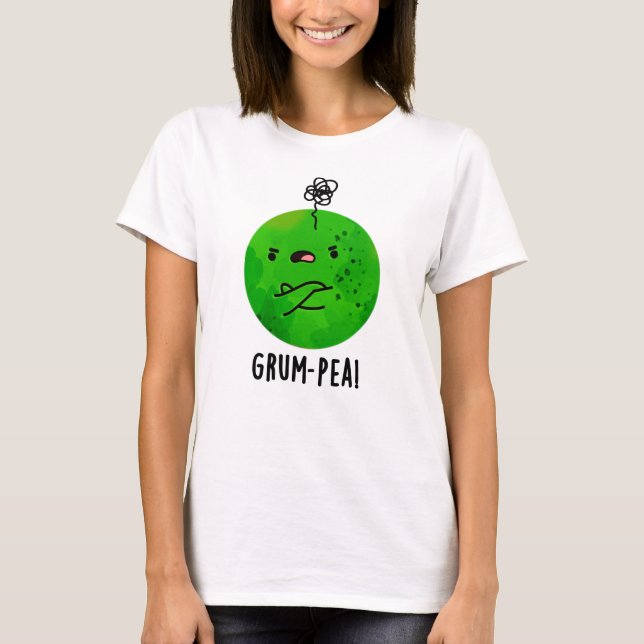 Camiseta Grum-pea Funny Veggie Pun (Frente)