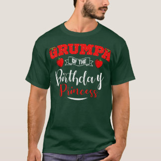 Camiseta Grumpa Do Tema B Da Princesa De Aniversário