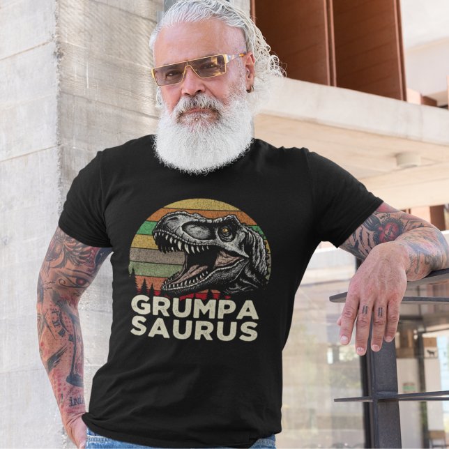 Camiseta Grumpa Saurus Dinosaur Father's day (Criador carregado)