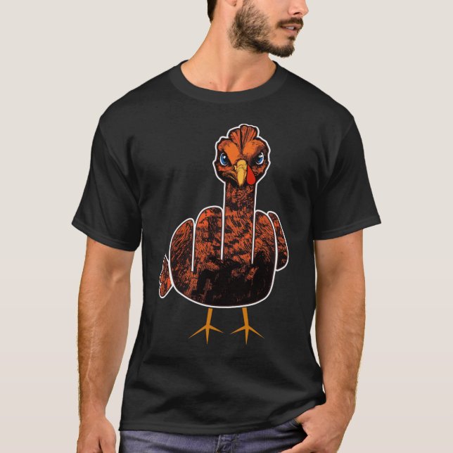 Camiseta Grumpy Ação de Graças Turquia (Frente)
