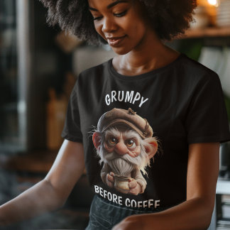 Camiseta Grumpy Antes Do Café