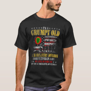 Camiseta Grumpy Antiga 24ª Divisão de Infantaria Veterano P