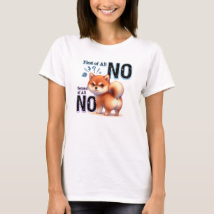 Camiseta Grumpy Chow Primeiro E Segundo De Todos Não