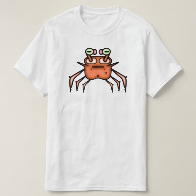 Camiseta Grumpy Crab Funny T-Shirt (Frente do Design)