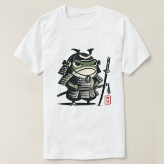 Camiseta Grumpy Frog Samurai Japanese Ink Design