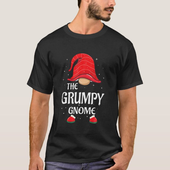 Camiseta Grumpy Gnomo Buffalo Xadrez Matando Família Christ (Frente)
