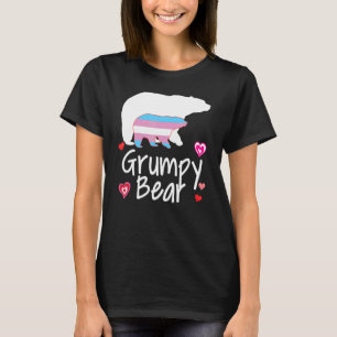Camiseta Grumpy Lgbt Bear Transgender Rainbow Lgbt Gay Lesb