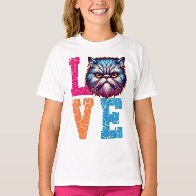 Camiseta Grumpy Love Cat (Frente)