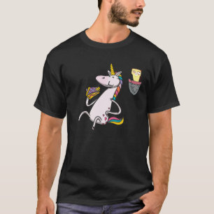Camiseta Grumpy Pocket Cat Unicorn Meowgical Caticorn Pie P
