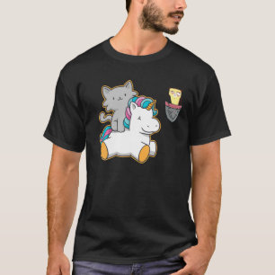 Camiseta Grumpy Pocket Cat Unicorn Meowgical Kawaii Caticor