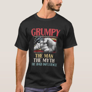 Camiseta Grumpy The Man The Myth The Bad Influence American
