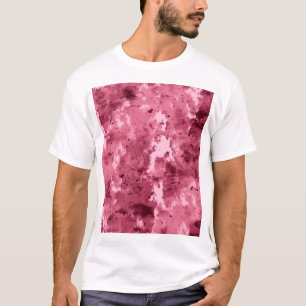 Camiseta Grunge abstrato de aquarela: padrão de camuflagem.