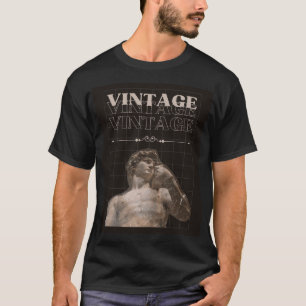 Camiseta Grunge Aestic Vintage David Statue Art Design