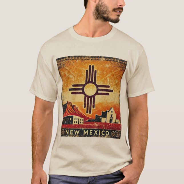 Camiseta Grunge Afastado Novo México (Frente)