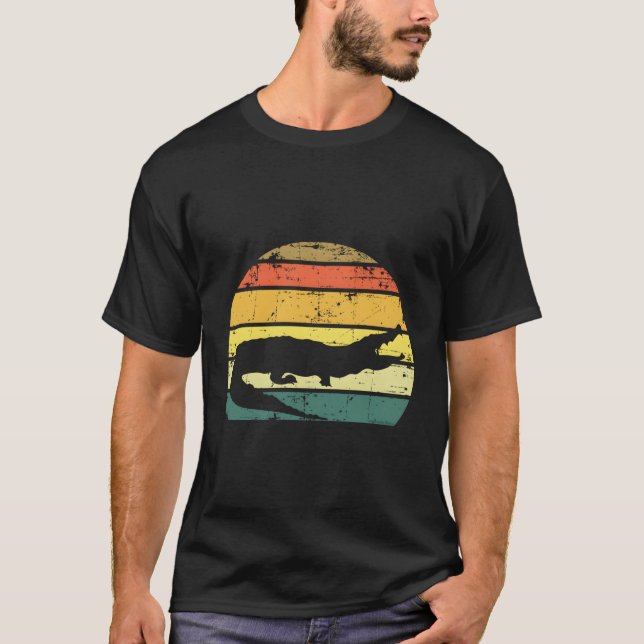 Camiseta Grunge Alligator Everglades (Frente)