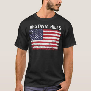 Camiseta Grunge American Flag Vestavia Colinas