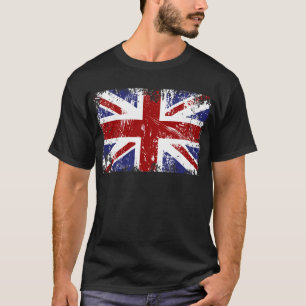 Camiseta Grunge britânico do punk de Union Jack da bandeir