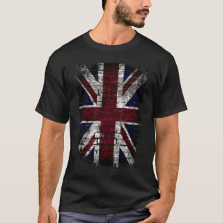 Camiseta Grunge British Flag Uk Distress Punk Estilo