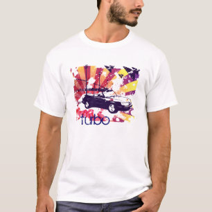 Camiseta grunge convertível de 900 turbo no por do sol