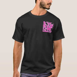 Camiseta Grunge cor-de-rosa