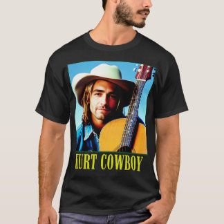 Camiseta Grunge Cowboy Musico com Violão Acústico