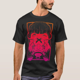 Camiseta Grunge Cyber Edgy Punk Gótico Vaporwave Aestético