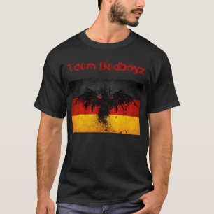 Camiseta Grunge de Badboyz Alemanha da equipe