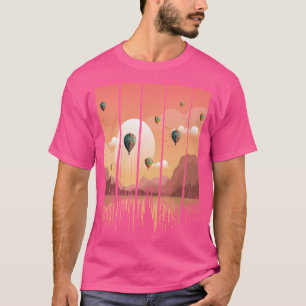 Camiseta Grunge Derrubando Celebração Sunset Baseball Sleev