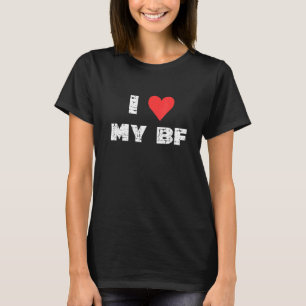 Camiseta Grunge Desapontado Eu Amo Meu BF