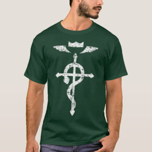 Camiseta Grunge Escuro Flamelx27s Cruz