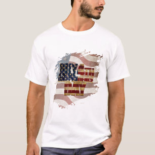 Camiseta Grunge EUA Gráfico de Independência de 4 de Julho