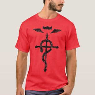 Camiseta Grunge Flamelx27s Cross
