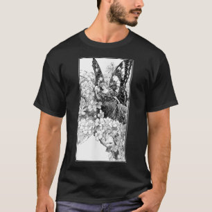 Camiseta Grunge Fleícola Fairycore Aestético Gótico Cot